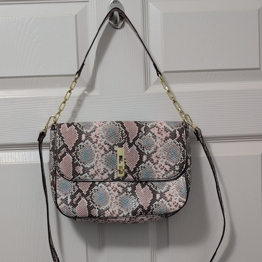 Liz Claiborne Snake Print Shoulder/Crossbody Bag